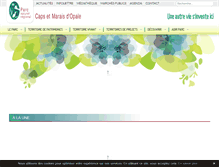 Tablet Screenshot of parc-opale.fr